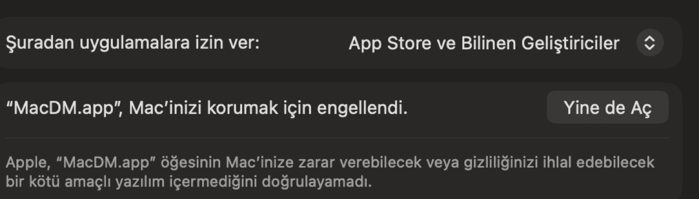 First launch: go to System Settings